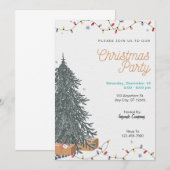 Kerstfeest Aankondiging Bomen Feest Merry (Voorkant / Achterkant)