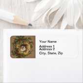  kerstfeest Antiek Holly Etiket (Insitu)