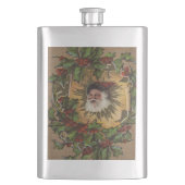  kerstfeest Antiek Holly Heupfles (Voorkant)