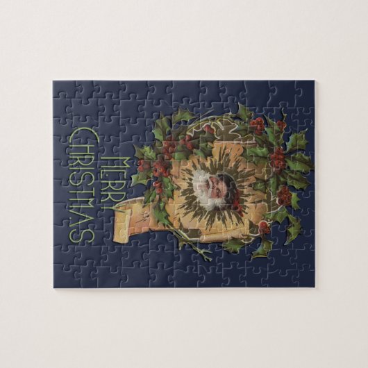  kerstfeest Antiek Holly Legpuzzel (Horizontaal)