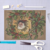  kerstfeest Antiek Holly Tissuepapier (Craft)