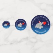 Kerstfeest Baby Elephant Confetti (Voorkanten)