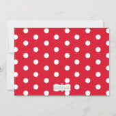 Kerstfeest Baby Sprinkle Shower-uitnodiging Kaart (Achterkant)