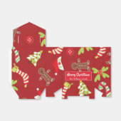 kerstfeest bedankdoosjes (Uitgevouwen)