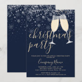 Kerstfeest Bedrijfsbureau Vakantiefeest Kaart (Voorkant / Achterkant)