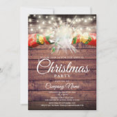 Kerstfeest Bedrijfsfeest Kaart (Voorkant)