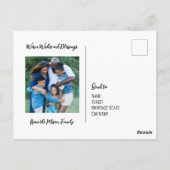 Kerstfeest Beer Briefkaart (Achterkant)