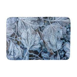 Kerstfeest Blauwe Blauwe Blauwblaasjes sneeuwwinte Badmat