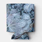 Kerstfeest Blauwe Blauwe Blauwblaasjes sneeuwwinte Blikjeskoeler (Achterkant)