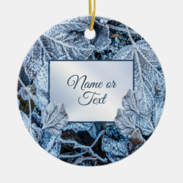 Kerstfeest Blauwe Blauwe Blauwblaasjes sneeuwwinte Keramisch Ornament