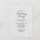 Kerstfeest Bokeh Lights Elegant Kaart (Voorkant / Achterkant)