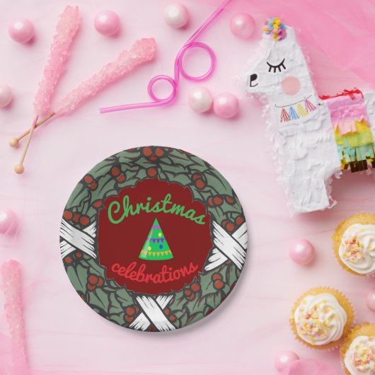 Kerstfeest bord (Feest)