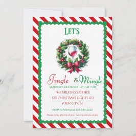 Kerstfeest Borrel en Kennismaking Kaart