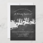 Kerstfeest Borrel Rustic Company Kaart (Voorkant)