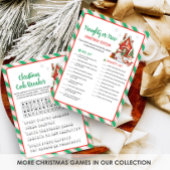 Kerstfeest Borrel Stout of Braaf Spel Feestdagenkaart