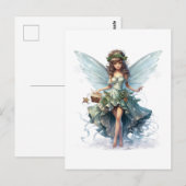 kerstfeest briefkaart (Voorkant / Achterkant)