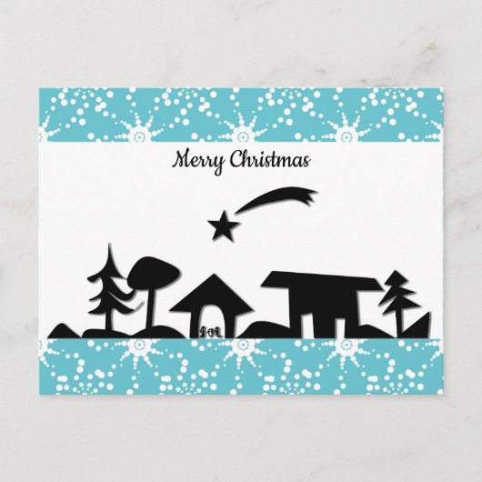 kerstfeest briefkaart (Voorkant)