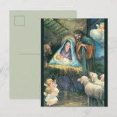  kerstfeest briefkaart (Voorkant / Achterkant)