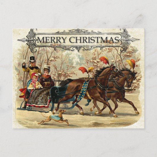  kerstfeest briefkaart (Voorkant)