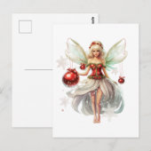 kerstfeest briefkaart (Voorkant / Achterkant)