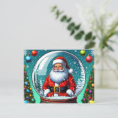 Kerstfeest briefkaart! briefkaart (Staand voorkant)