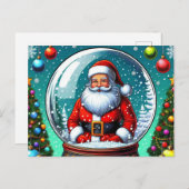 Kerstfeest briefkaart! briefkaart (Voorkant / Achterkant)