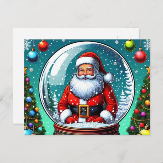 Kerstfeest briefkaart! briefkaart (Voorkant / Achterkant)