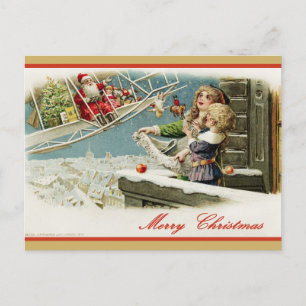 Kerstfeest Briefkaart: Classic Holiday Feestdagenkaart