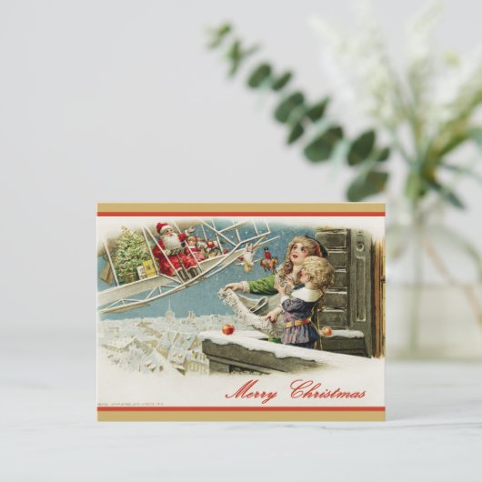  Kerstfeest Briefkaart: Classic Holiday Feestdagenkaart (Staand voorkant)