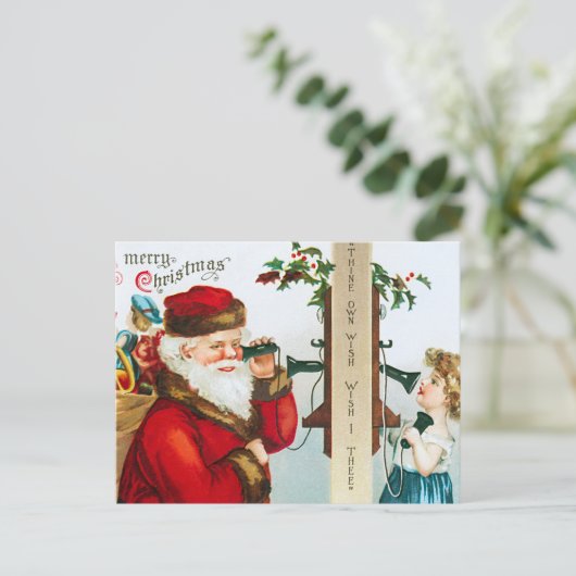  Kerstfeest Briefkaart: Classic Holiday Feestdagenkaart (Staand voorkant)