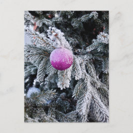 Kerstfeest Briefkaart met kerstboom en speelgoed