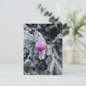 Kerstfeest Briefkaart met kerstboom en speelgoed (Staand voorkant)