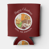 kerstfeest Britse feestelijke feestelijke Britse f Blikjeskoeler (Voorkant)