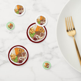 kerstfeest Britse feestelijke feestelijke Britse f Confetti