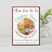 kerstfeest Britse feestelijke feestelijke Britse f Kaart (Staand voorkant)