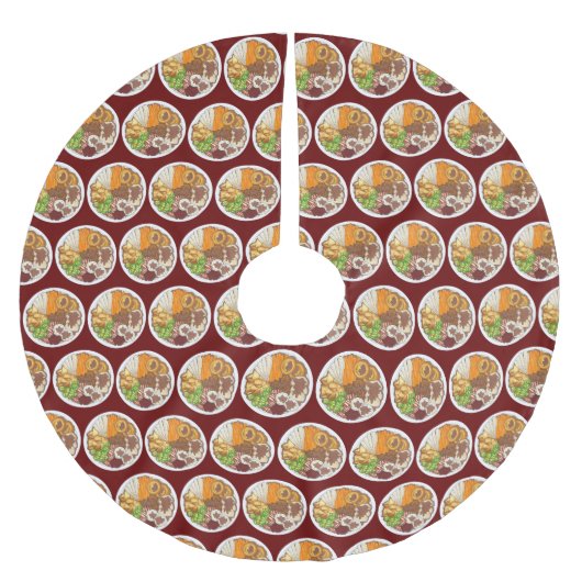 kerstfeest Britse feestelijke feestelijke Britse f Kerstboom Rok (Voorkant)