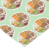 kerstfeest Britse feestelijke feestelijke Britse f Korte Tafelloper (Hoek)