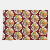 kerstfeest Britse feestelijke feestelijke Britse f Theedoek (Horizontaal)