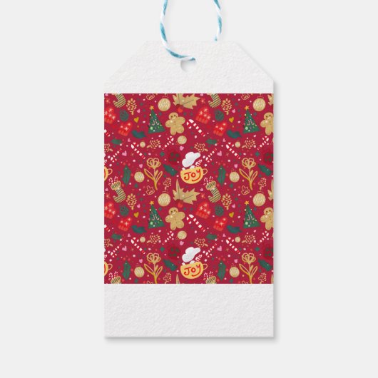 kerstfeest cadeaulabel (Achterkant)