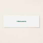 kerstfeest, cadeaulabel mini visitekaartjes (Achterkant)