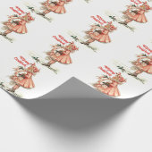  kerstfeest cadeaupapier (Hoek)