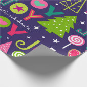 kerstfeest cadeaupapier (Hoek)