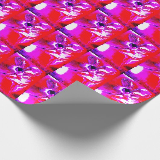 kerstfeest cadeaupapier (Hoek)