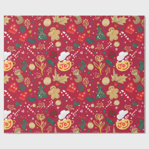 kerstfeest cadeaupapier