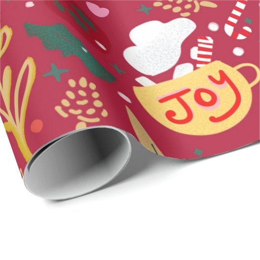 kerstfeest cadeaupapier (Rol Hoek)