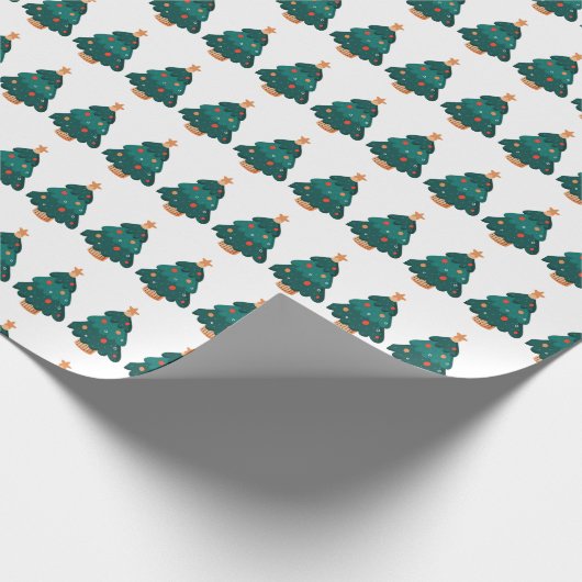 kerstfeest cadeaupapier (Hoek)