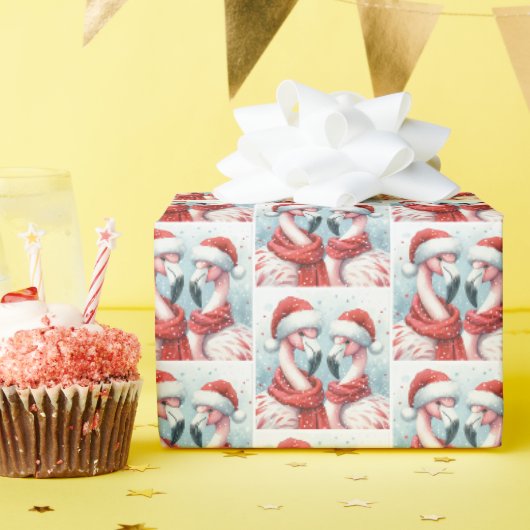 kerstfeest cadeaupapier (Verjaardagsfeest)