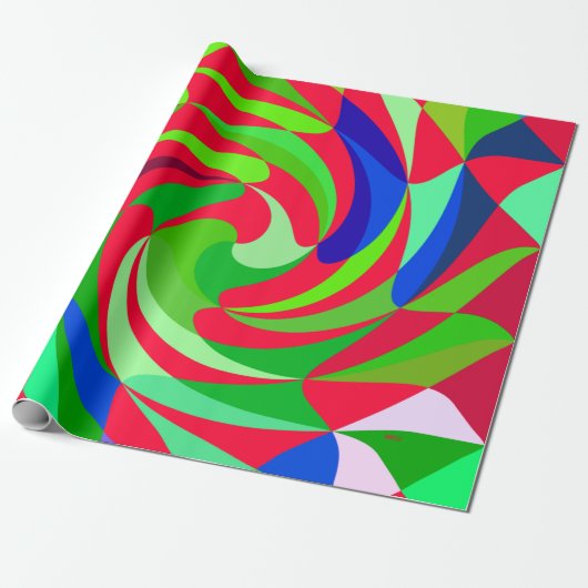 Kerstfeest...... Cadeaupapier (Uitgerold)