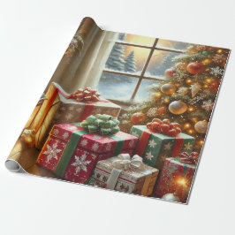 kerstfeest cadeaupapier
