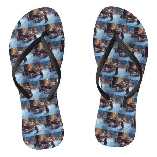 Kerstfeest Chesapeake Teenslippers (Voetbed)